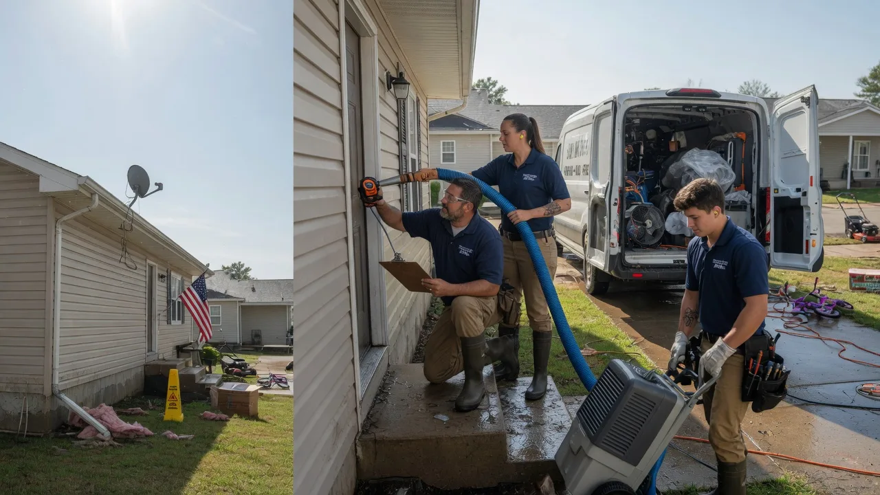 Ceiling Water Damage Restoration in Lovely, KY near me